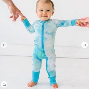 Little Sleepies Tidepool Water Colors Zippy